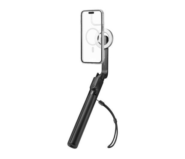 Spigen Magsafe Bluetooth Selfie Stick Long Tripod Black - 1346674 - zdjęcie 2